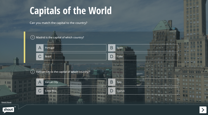 Create Lead Generation Quizzes