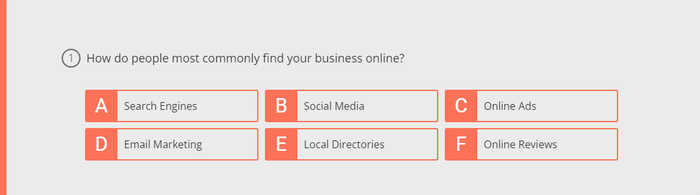 Example Of An Closed-Ended Question For Digital Marketing Client Questionnaires